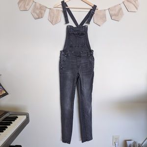 Gray Jean Overalls Bethany Mota for Aeropostale S